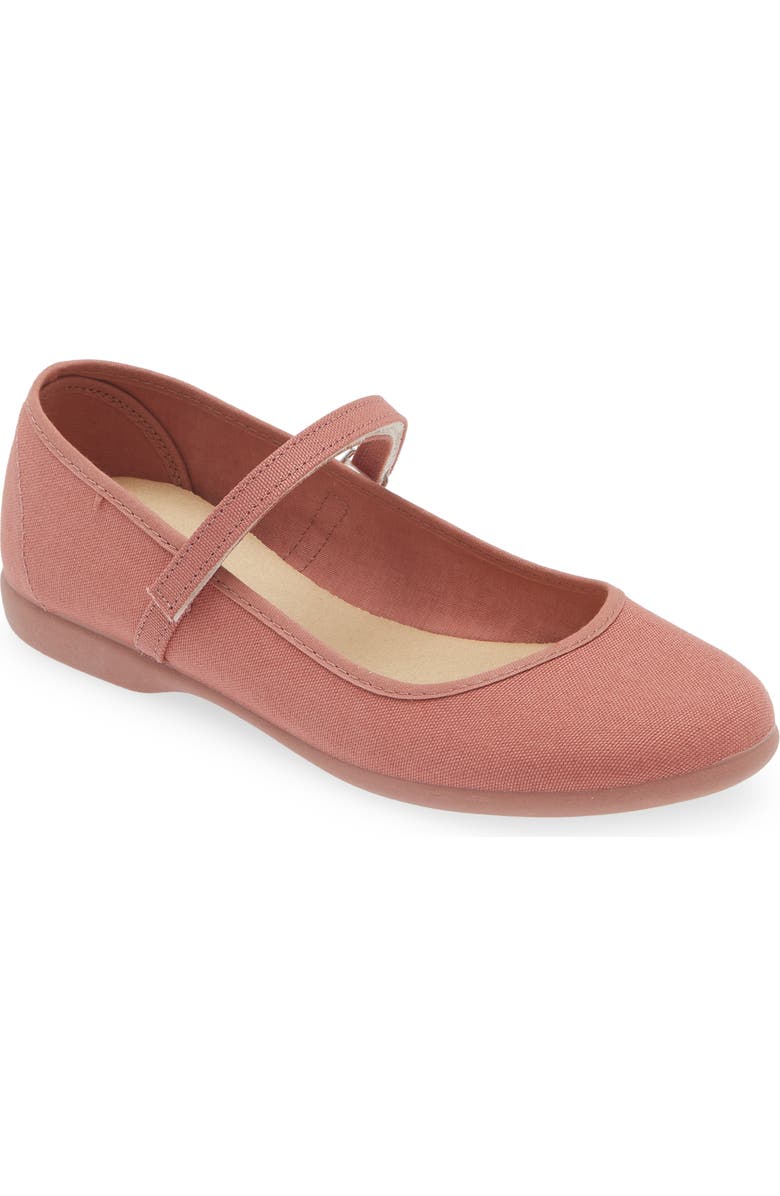 CHILDRENCHIC Mary Jane Canvas Sneaker, Main, color, Rosewood Canvas