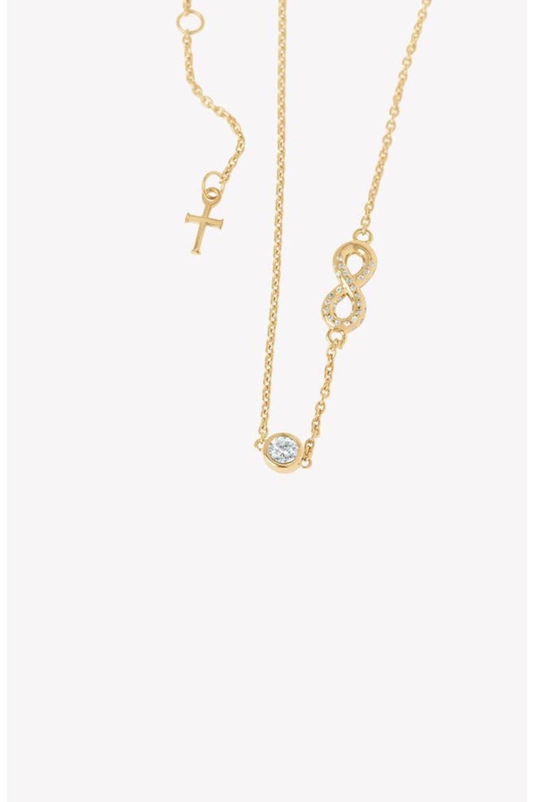 Infinite Hope Necklace, Alternate, color, 18k Gold Plated