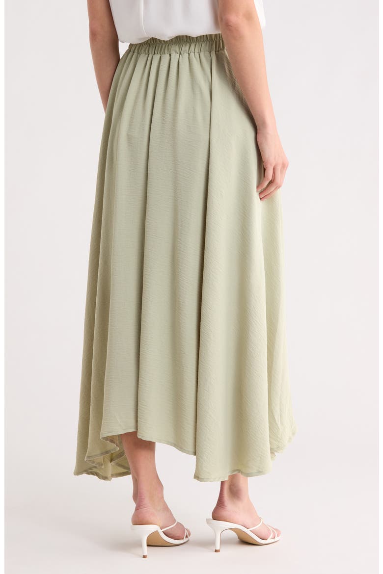 Textured Pull-On Skirt, Alternate, color, LIGHT OLIVE