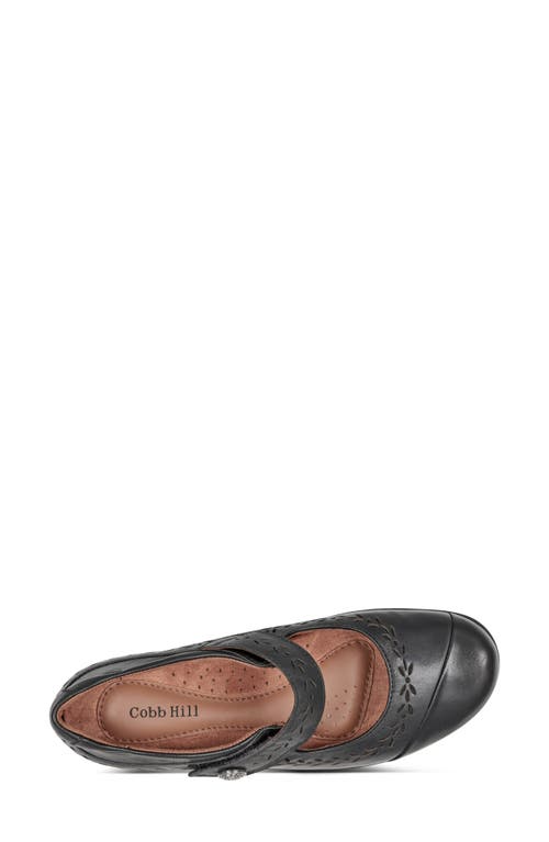 Rockport Cobb Hill Perry Mary Jane Ballet Flat In Black