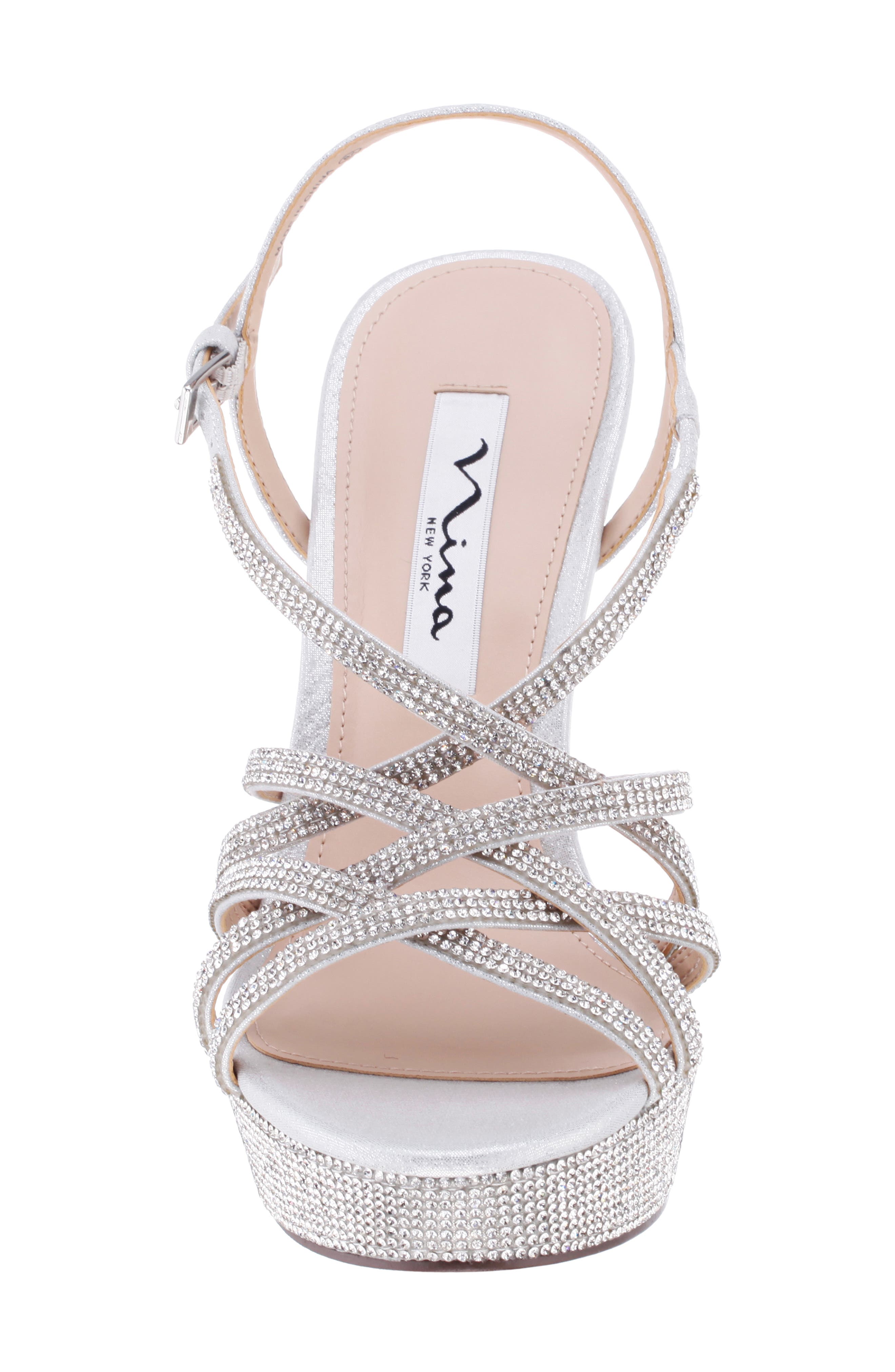 Nina Megan Platform Sandal, Alternate, color, 