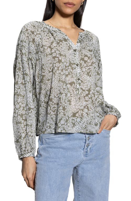 Sanctuary Women's Sunday's Best Printed Blouse In Adorned
