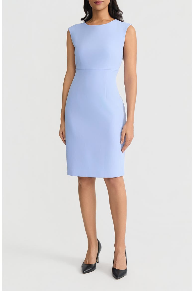 Sleeveless Sheath Dress, Main, color, PARIS BLEU