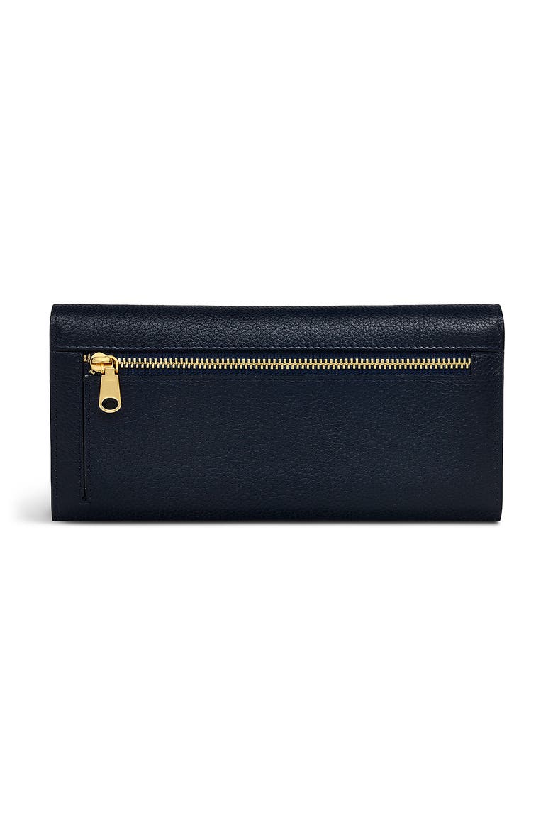 Leather Continental Wallet, Alternate, color, INK