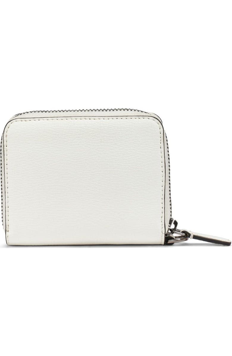 KARL LAGERFELD PARIS Jaqueline Small Wallet with Cate Pins, Alternate, color, Winter White