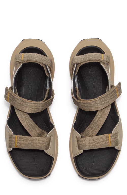 Timberland Motion Dune Sandal In Light Brown Webbing