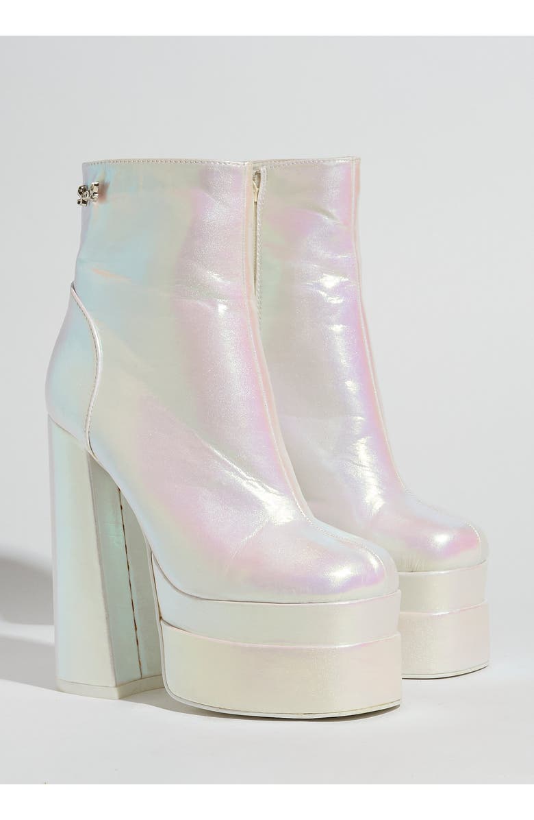 SPARKL FELICITY MINI BOOT, Alternate, color, White