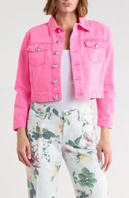 L'AGENCE Koda Crop Denim Jacket