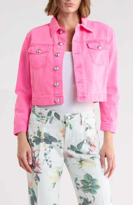L'AGENCE Koda Crop Denim Jacket