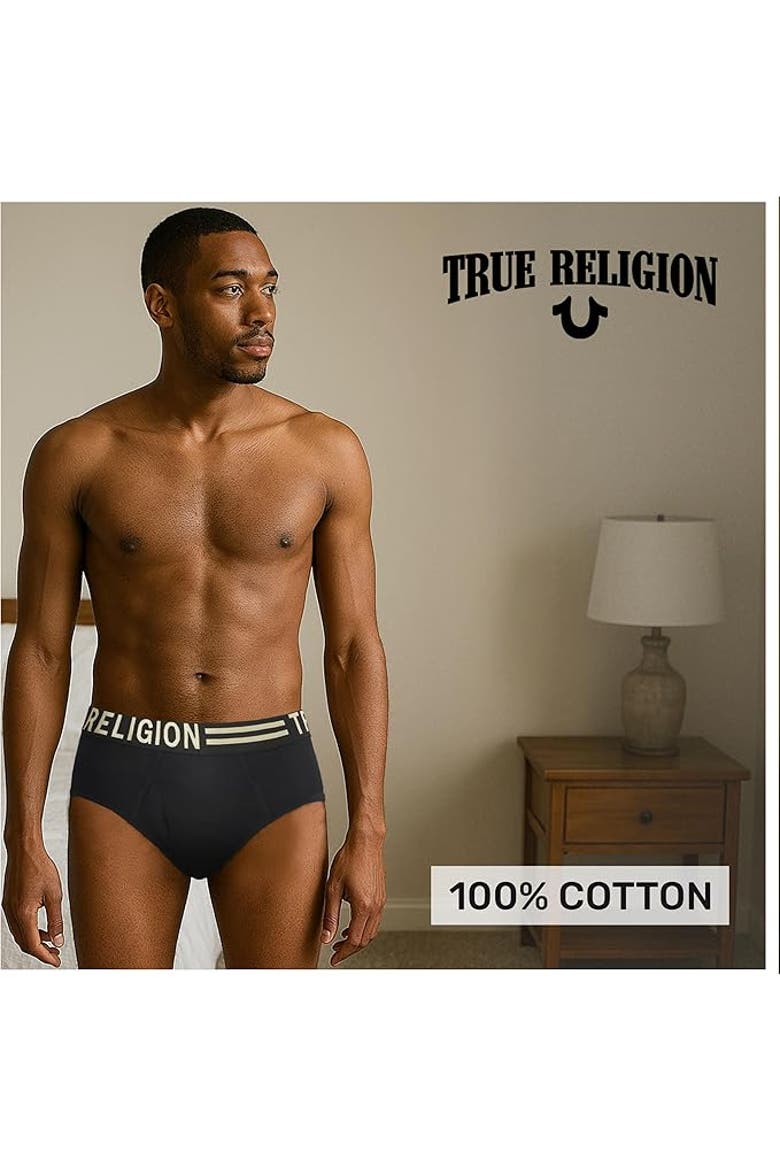 Mens Underwear 5 Pack Mens Briefs Soft Cotton, Alternate, color, blk,grey,charcoal,horseshoe 3