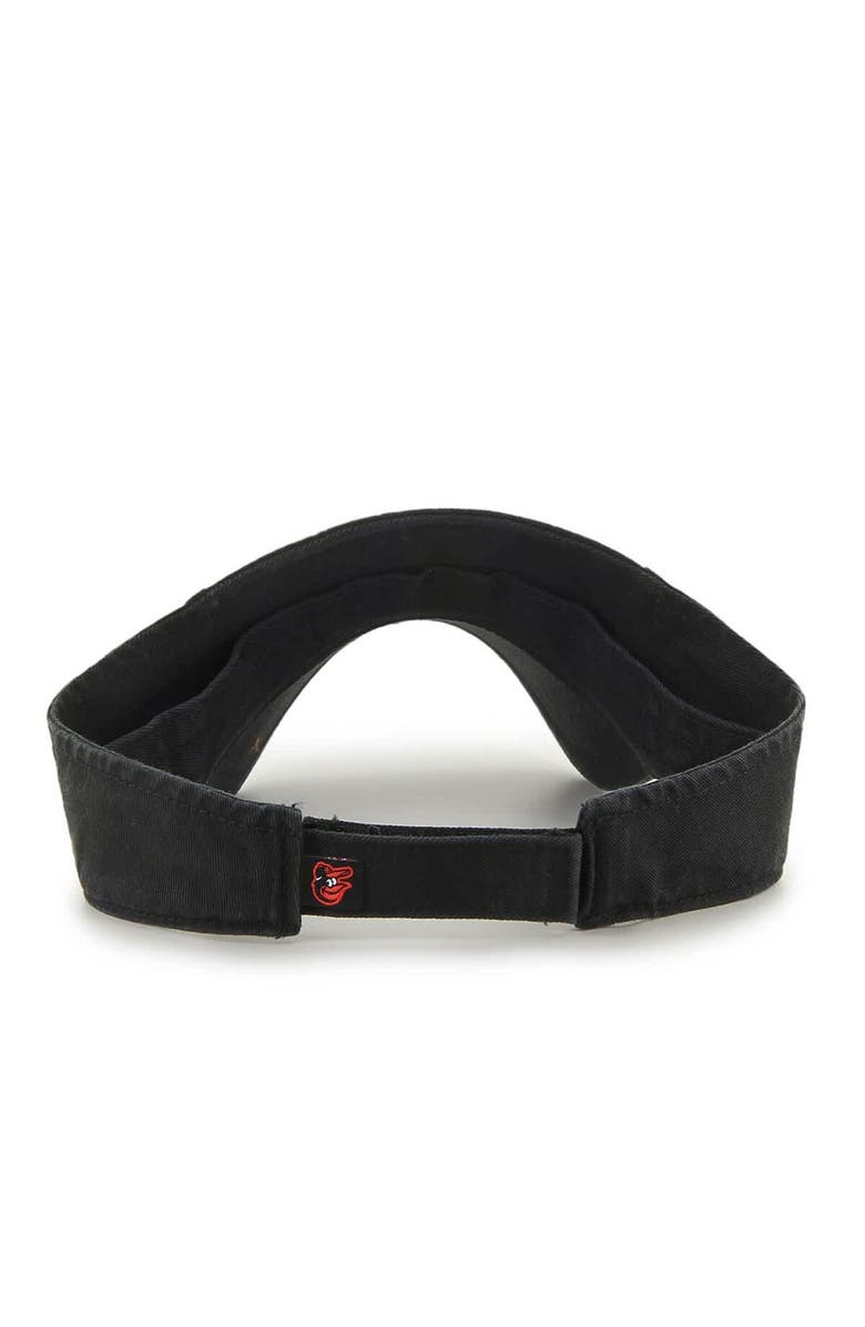 '47 Men's '47 Black Baltimore Orioles Clean Up Adjustable Visor, Alternate, color, 