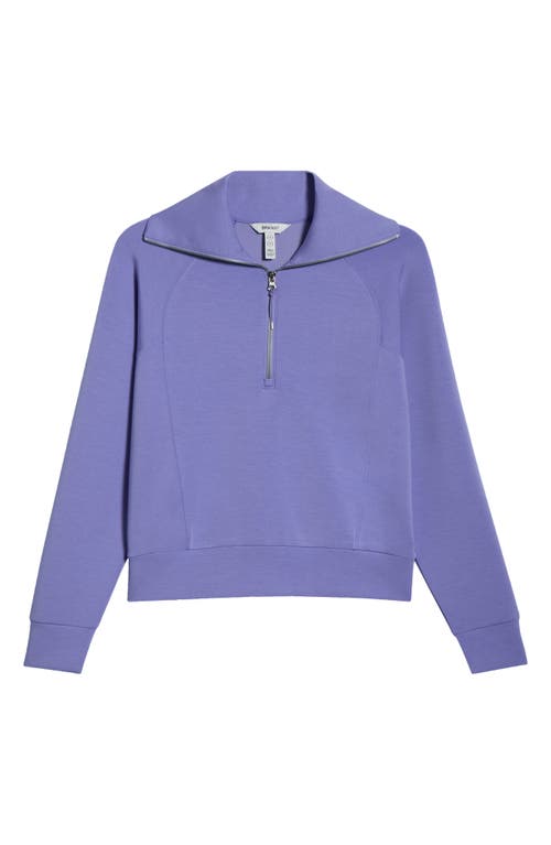Spanx ® Airessentials Half Zip Sweatshirt In Purple