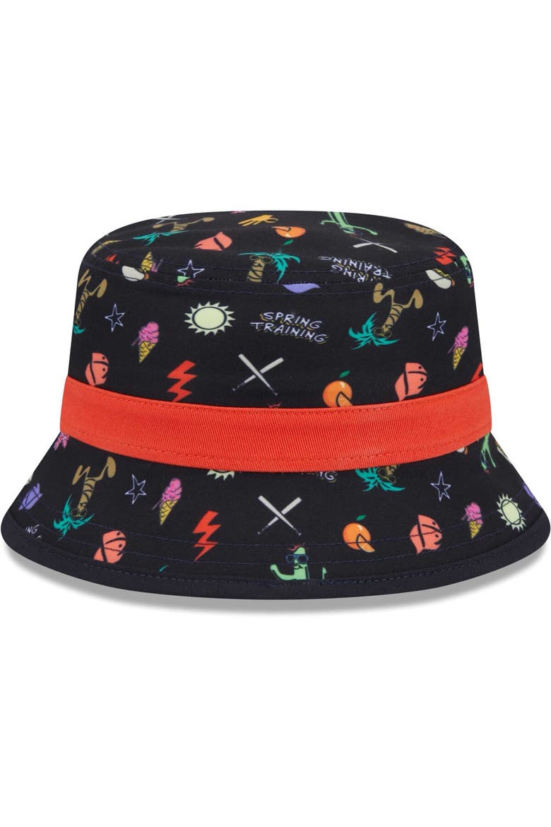 Toddler New Era Navy Detroit Tigers Spring Training Icon Bucket Hat, Alternate, color, Navy