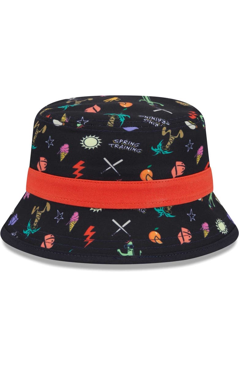 New Era Toddler New Era Navy Detroit Tigers Spring Training Icon Bucket Hat, Alternate, color, 
