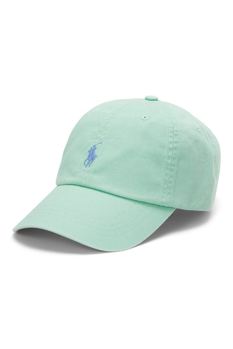 The Iconic Cotton Chino Baseball Cap, Main, color, CELADON