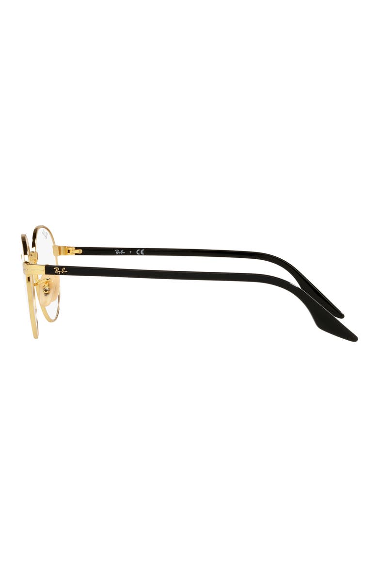 0RX3691V 48mm Round Optical Glasses, Alternate, color, ARISTA