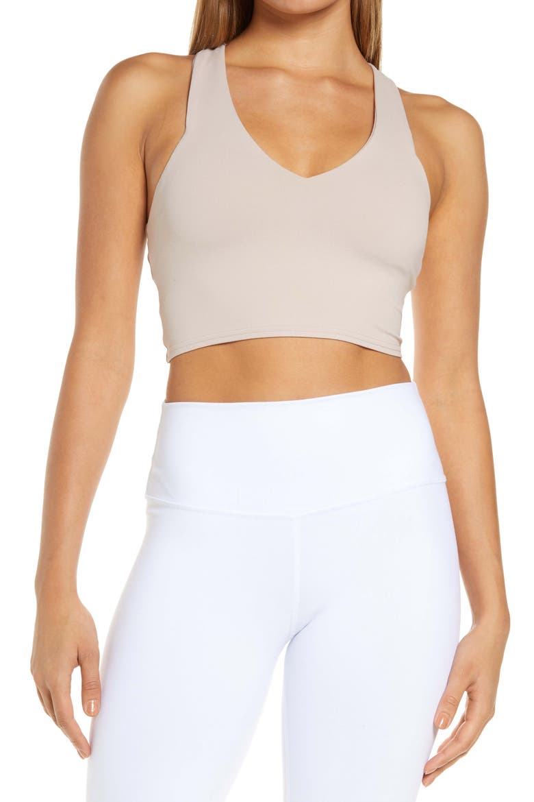 Real Sports Bra, Main, color, DUSTY PINK