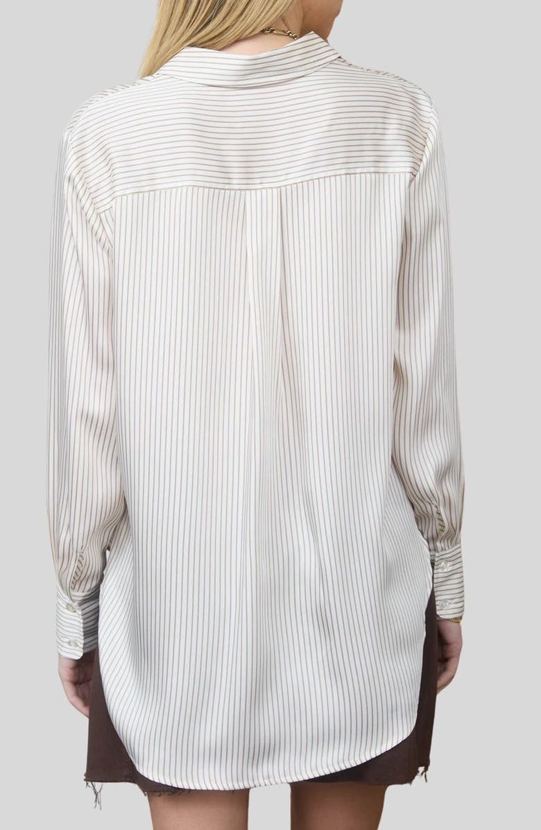 Blu Pepper Stripe Button-Up Shirt, Alternate, color, 