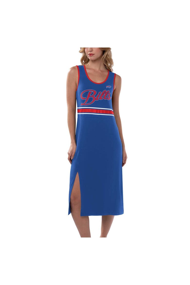 Women's G-III 4Her by Carl Banks Royal Buffalo Bills Main Field Maxi Dress, Alternate, color, Royal