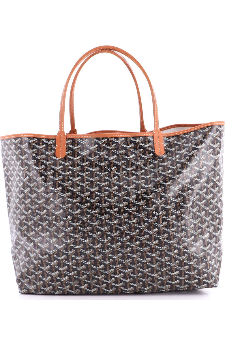 Pre-Owned Goyard Saint Louis Tote Coated Canvas GM, Alternate, color, Brown
