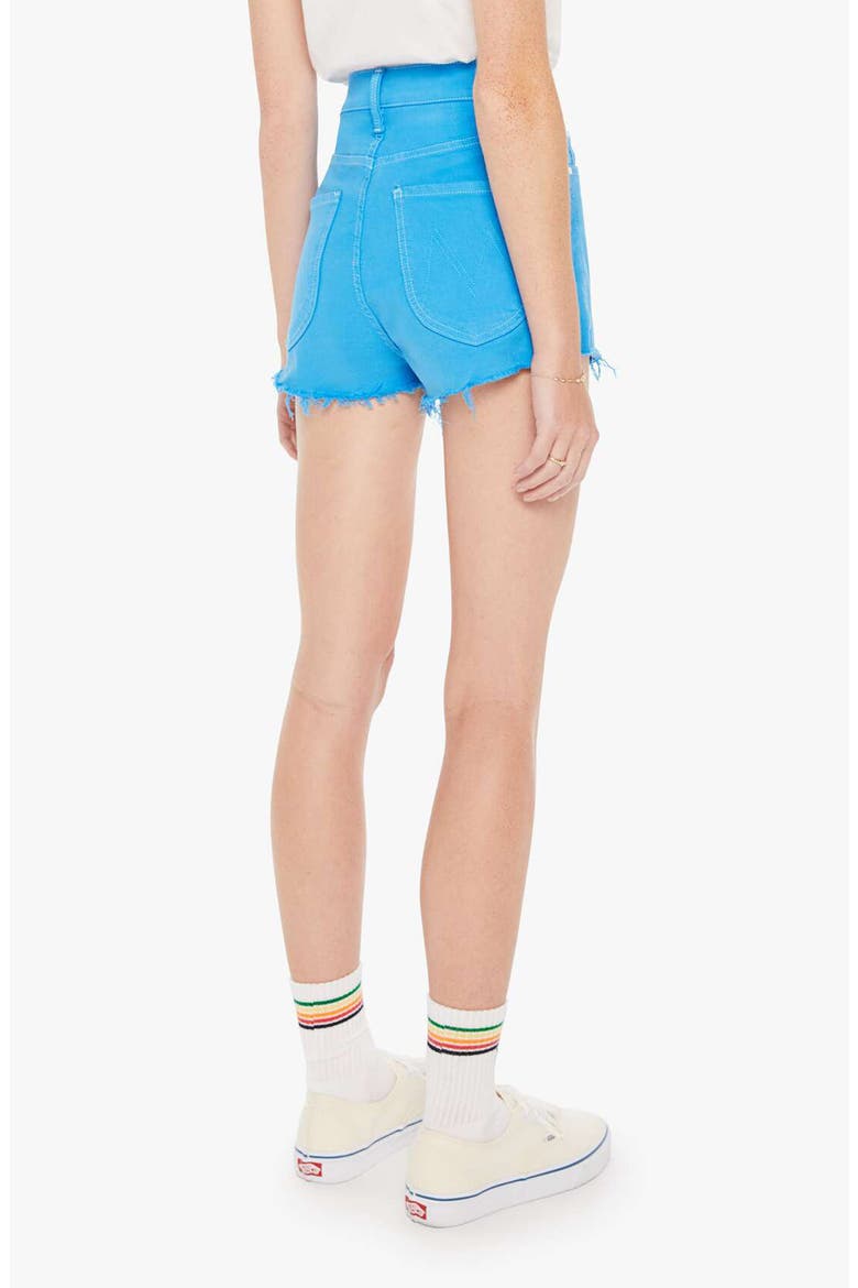 Tune Up Bona Fide Frayed Hem Denim Shorts, Alternate, color, BAS BLUE ASTER