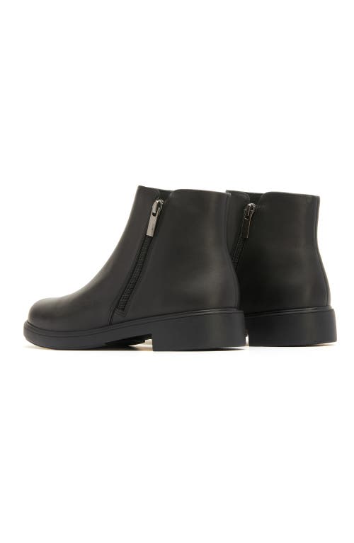 Abeo Compass Zip In Black Leather - Metatarsal