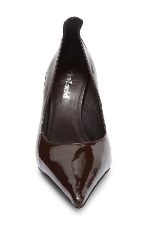 Jeffrey Campbell Freak Out Pointed Toe Pump In Brown
