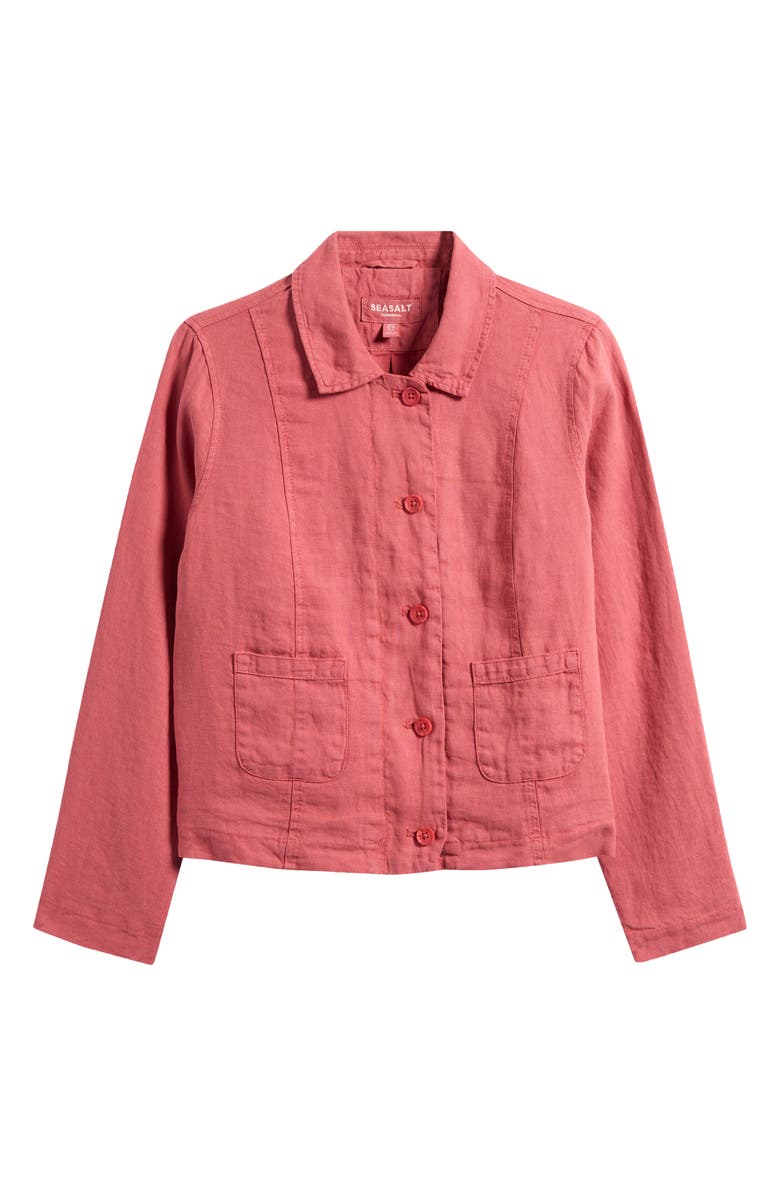 Seasalt Cornwall Arame Organic Cotton Jacket, Main, color, Echinacea