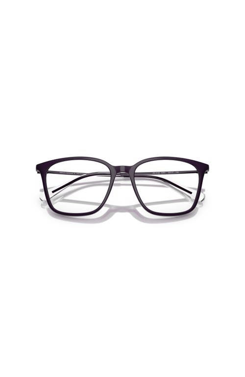 Armani Exchange 53mm Butterfly Optical Glasses In Black