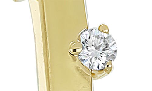 Bony Levy Solstice Diamond Hoop Earrings In Gold