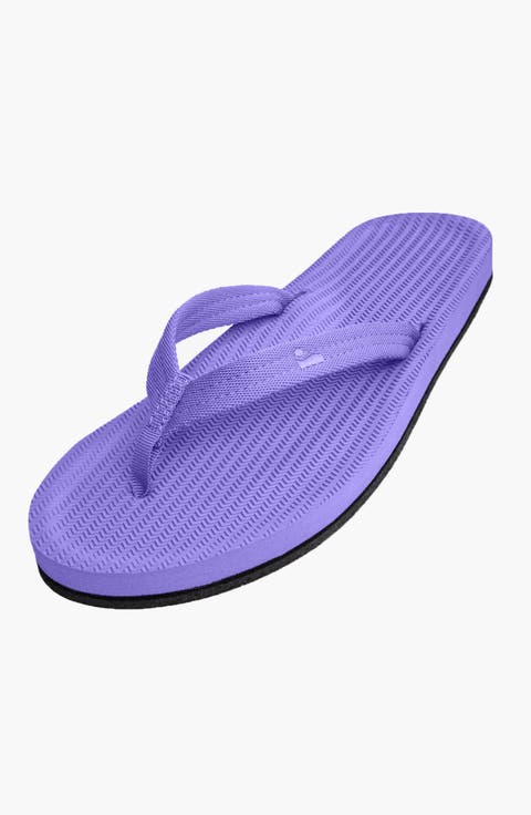 Responsibly-Made Tire Sole Easy Living Flip Flops (Female)