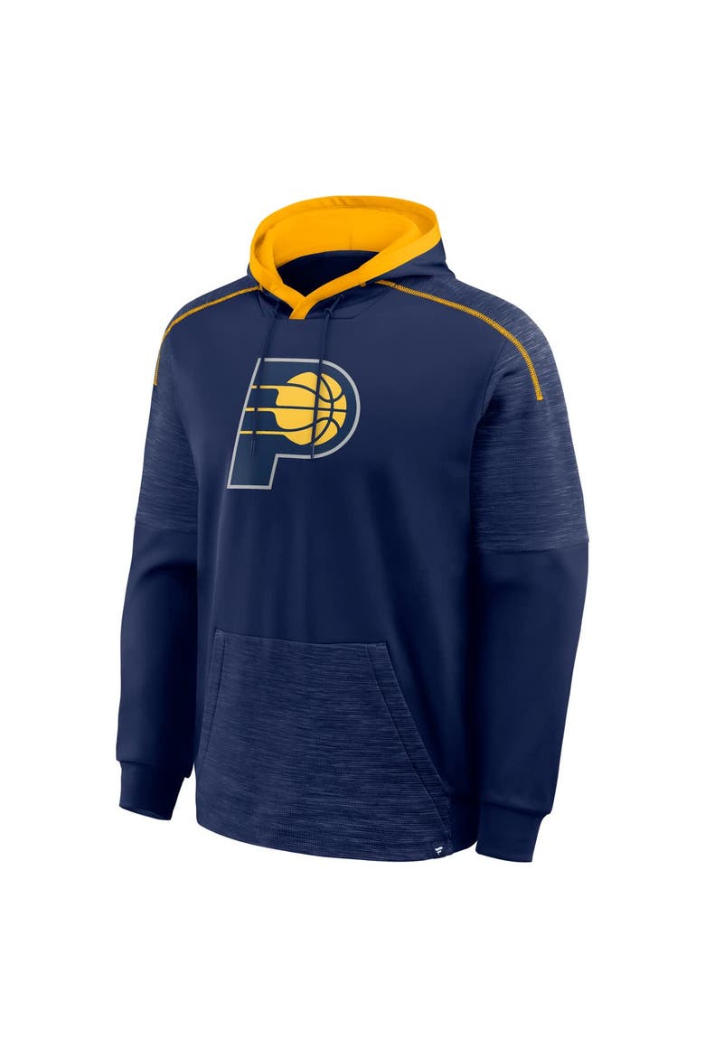 Men's Fanatics Navy Indiana Pacers Pick & Roll Defender Pullover Hoodie, Alternate, color, Navy