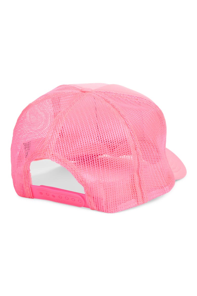 Salty Moms Club Patch Trucker Hat, Alternate, color, PINK