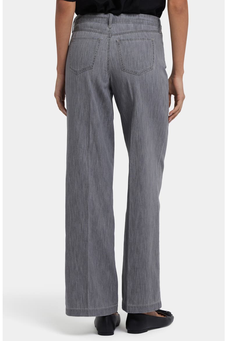 Teresa Drawstring Waist Wide Leg Jeans, Alternate, color, PEARL VERSAILLES