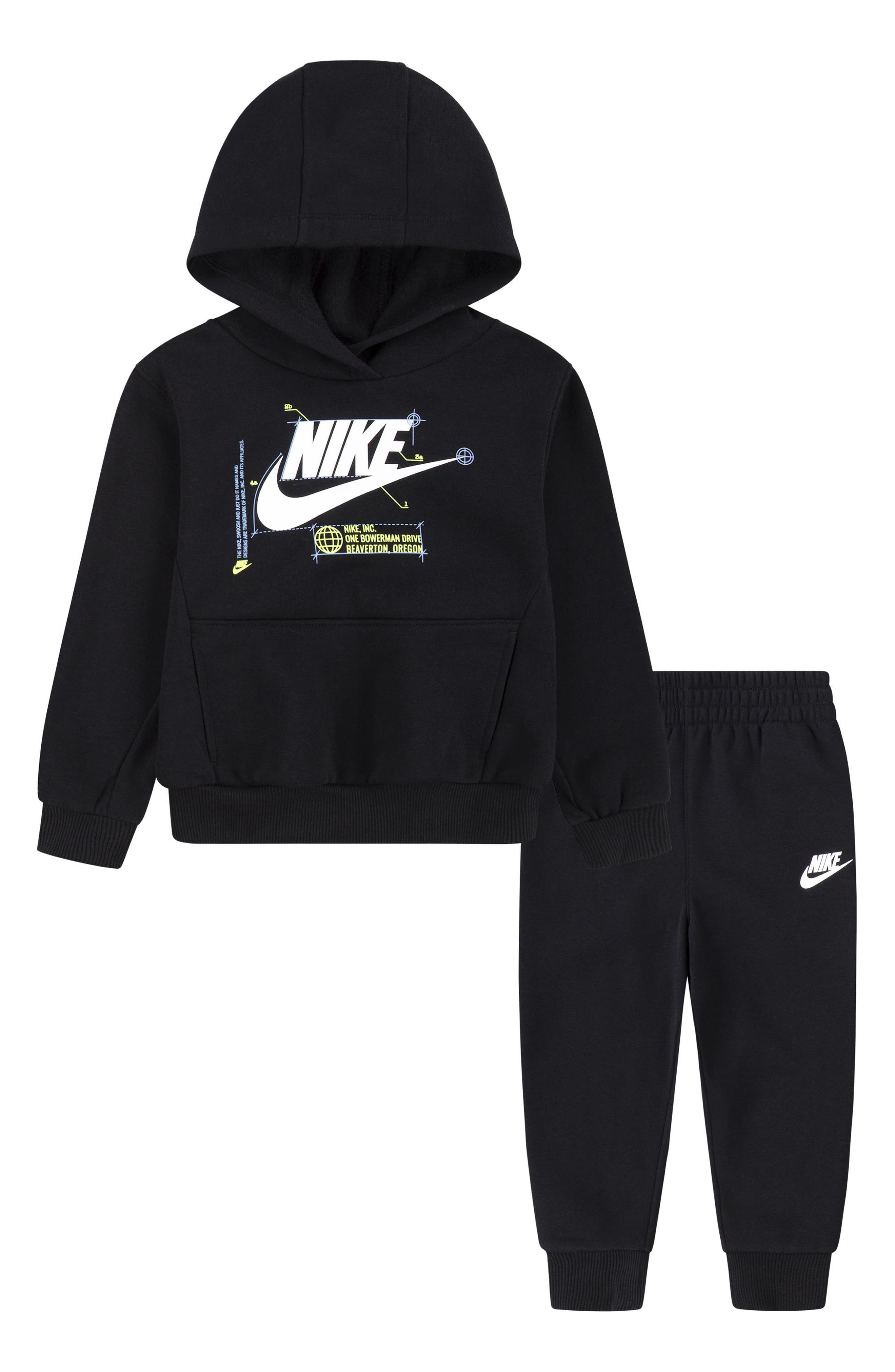 Kids' Futura Wrap Hoodie & Pull-On Pants Set