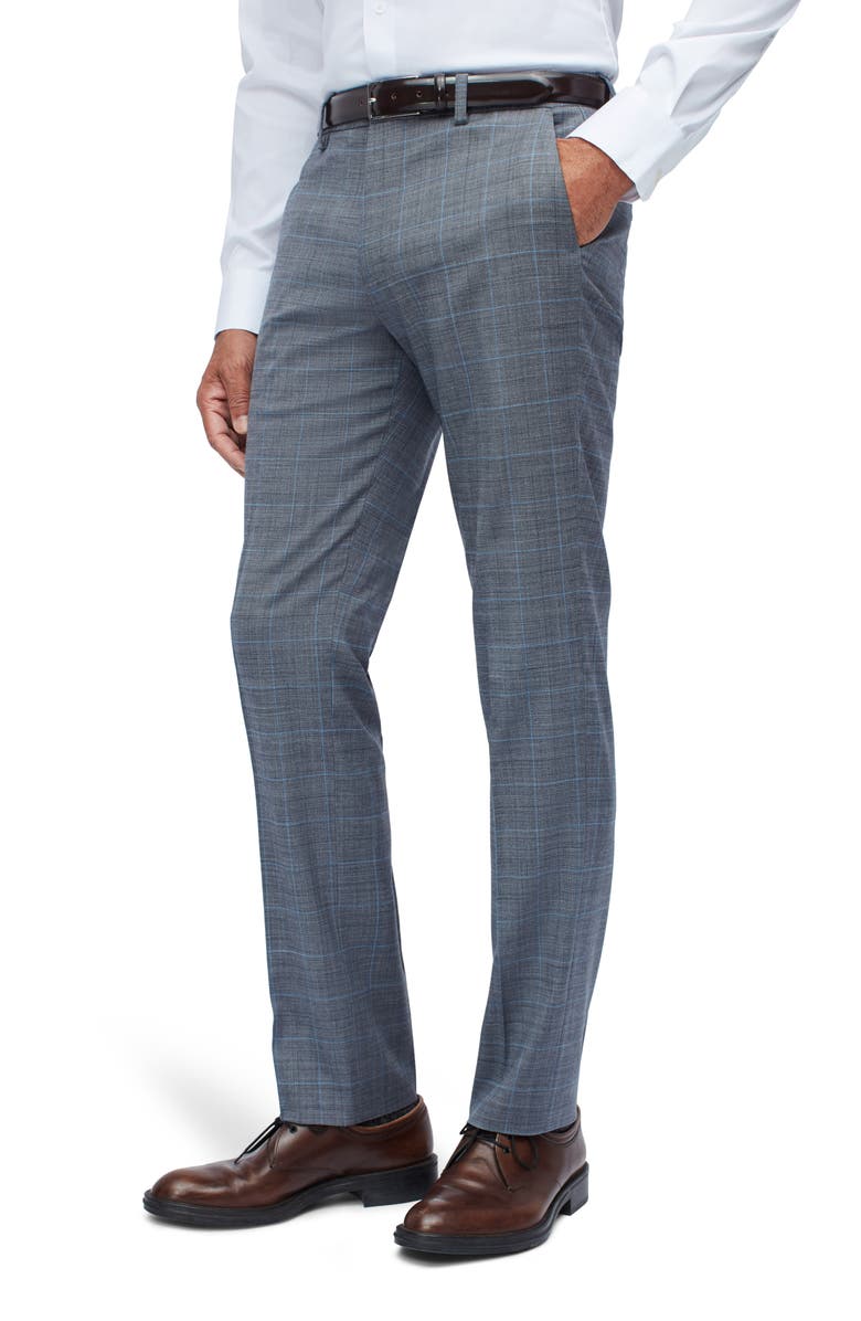 Bonobos Jetsetter Slim Fit Flat Front Stretch Wool Dress Pants, Alternate, color,