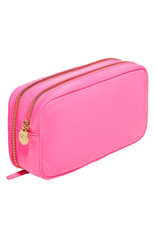 STONEY CLOVER LANE STONEY CLOVER LANE DOUBLE ZIP NYLON POUCH 