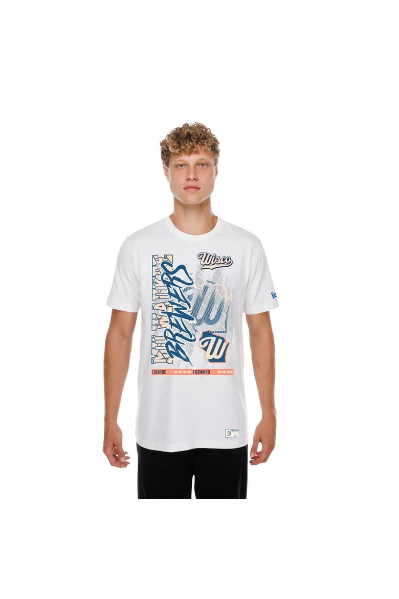 Men's New Era  White Milwaukee Brewers 2026 City Connect Photo Real T-Shirt, Main, color, White