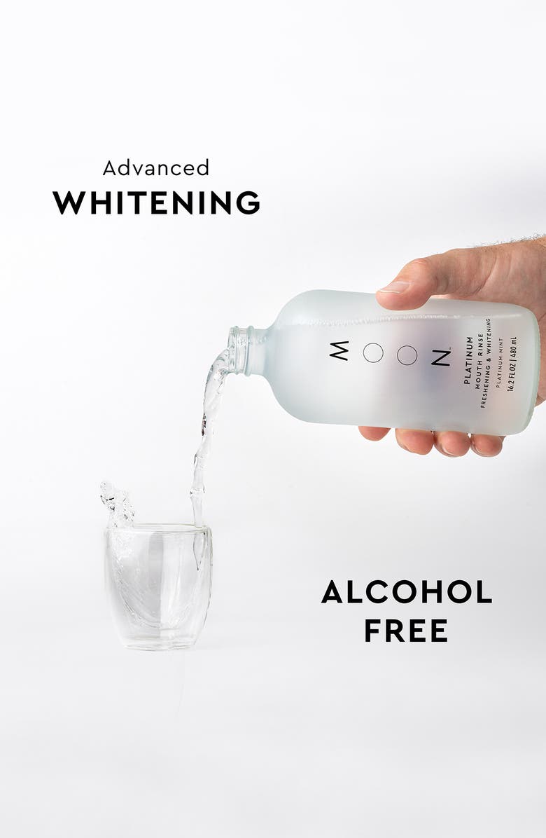 MOON Platinum Whitening Mouth Rinse, Alternate, color, 