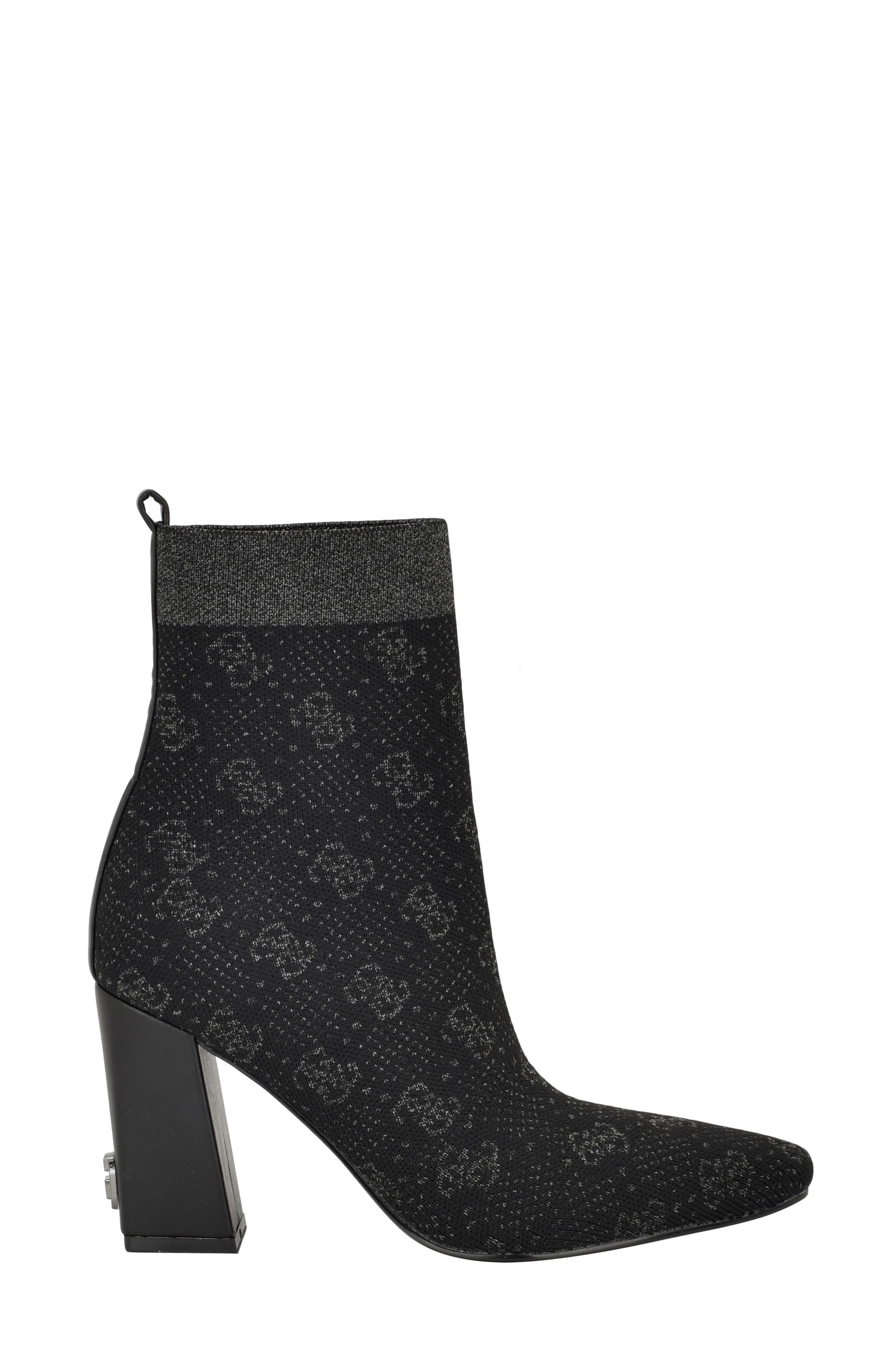 GUESS Yonel Monogram Sock Bootie, Alternate, color, 