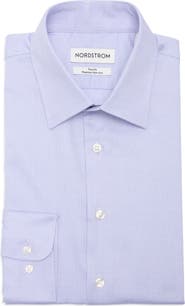 Nordstrom Trim Fit Vialla Premium Non Iron Cotton Dress Shirt