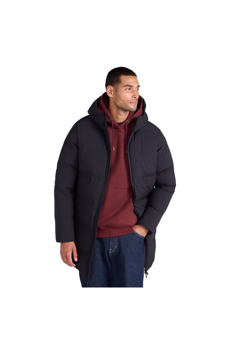 Tech Down Heat Sealed Baffles Padded Jacket, Alternate, color, Black