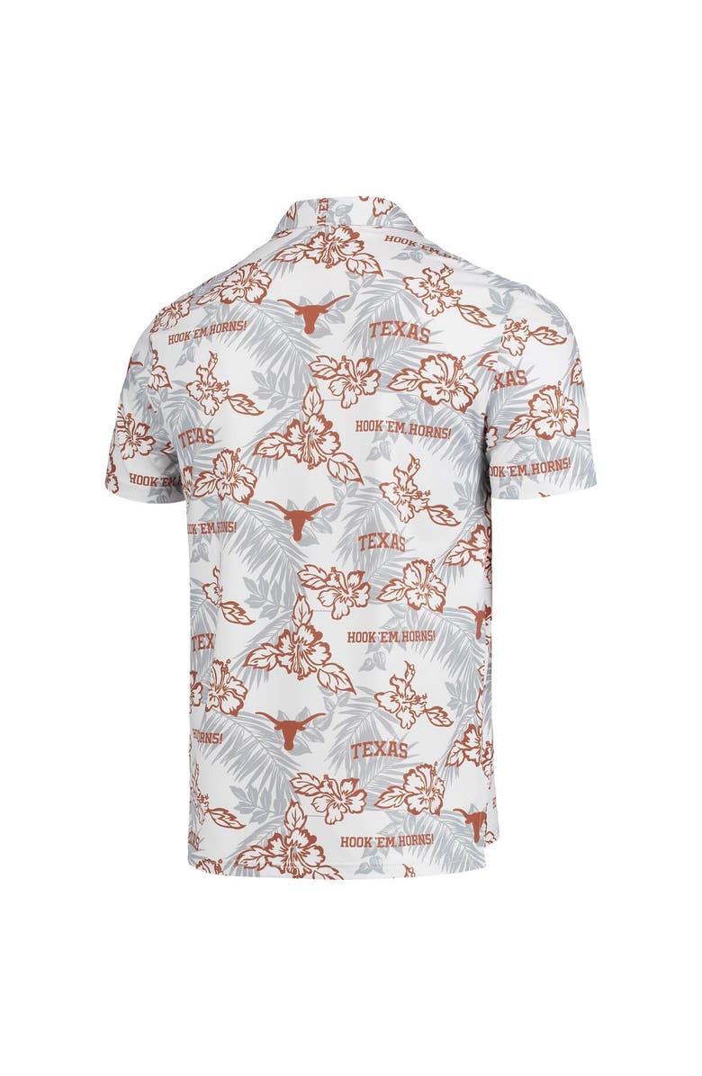 Reyn Spooner Men's Reyn Spooner White Texas Longhorns Performance Polo, Alternate, color, 