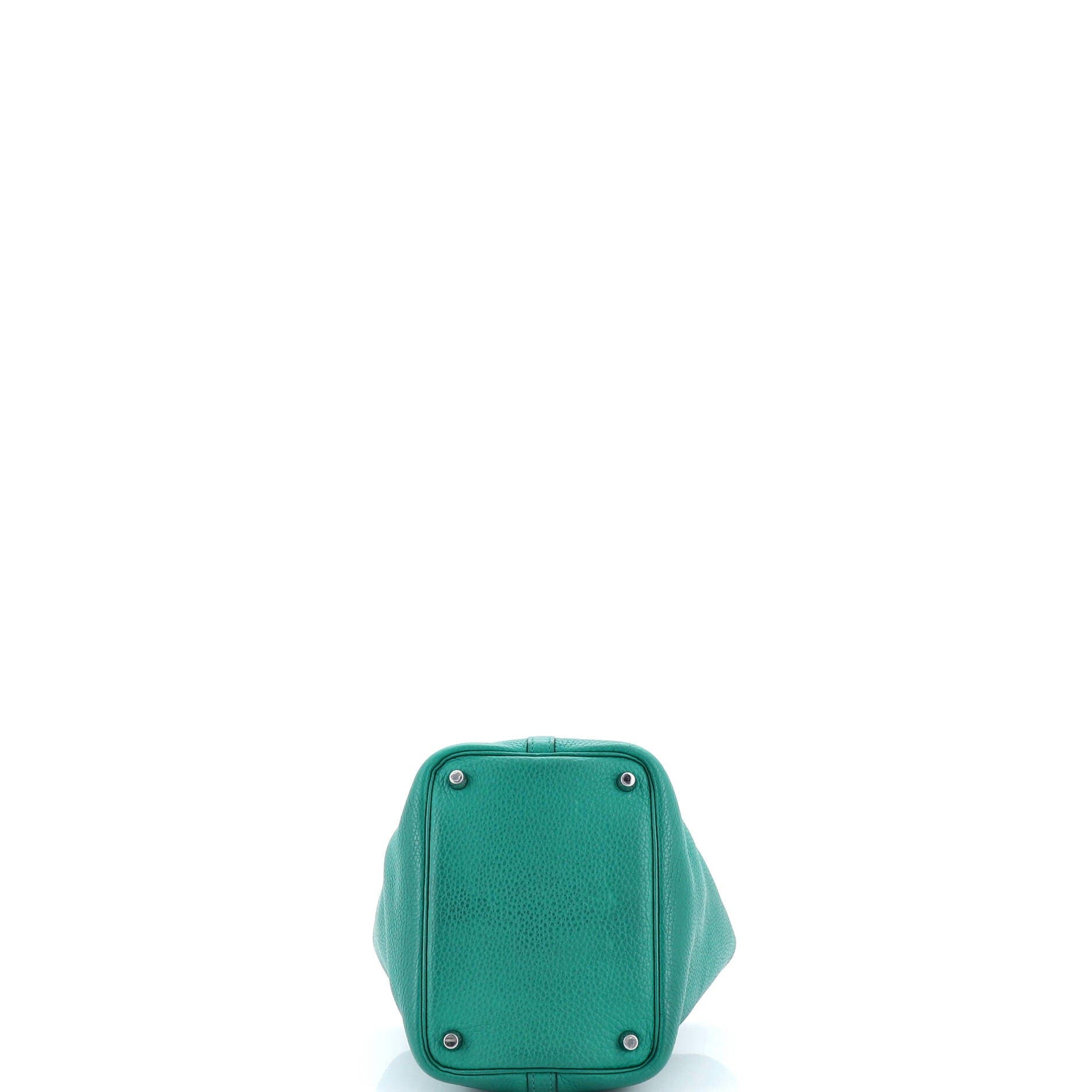 Pre-Owned Hermes Picotin Lock Bag Clemence PM, Alternate, color, Vert Vertigo