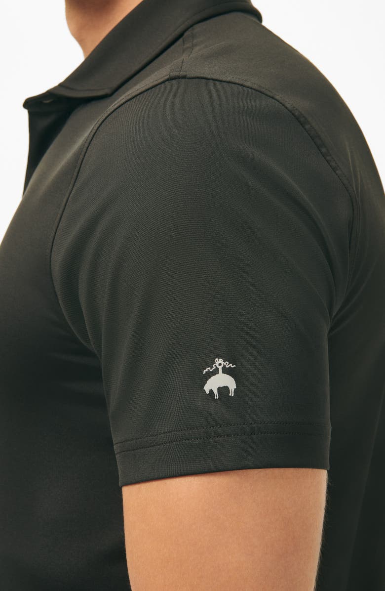Brooks Brothers Solid Performance Series Polo, Alternate, color, Caviar