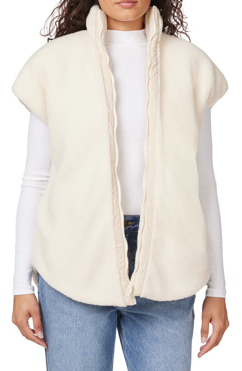 Kensie Reversible Fleece Quilted Vest, Alternate, color,