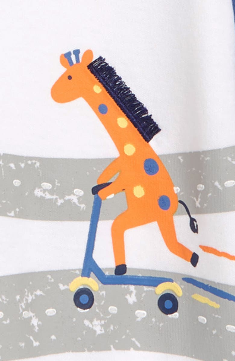 Little Me Giraffe 2-Pack Rompers, Alternate, color,