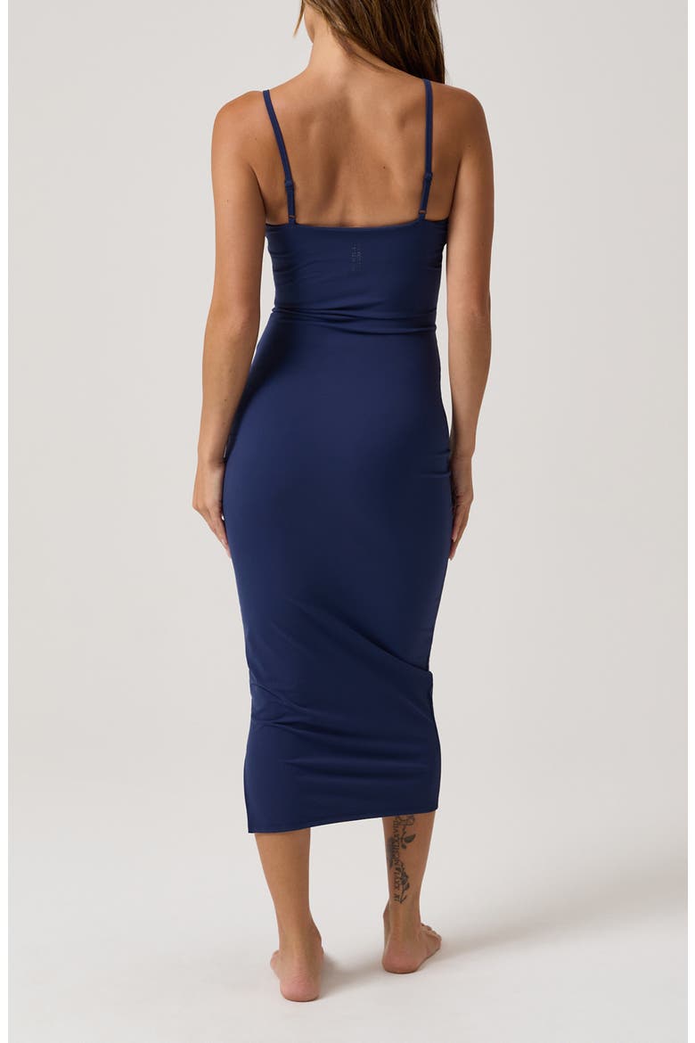 Hailey Midi Dress, Alternate, color, INDIGO