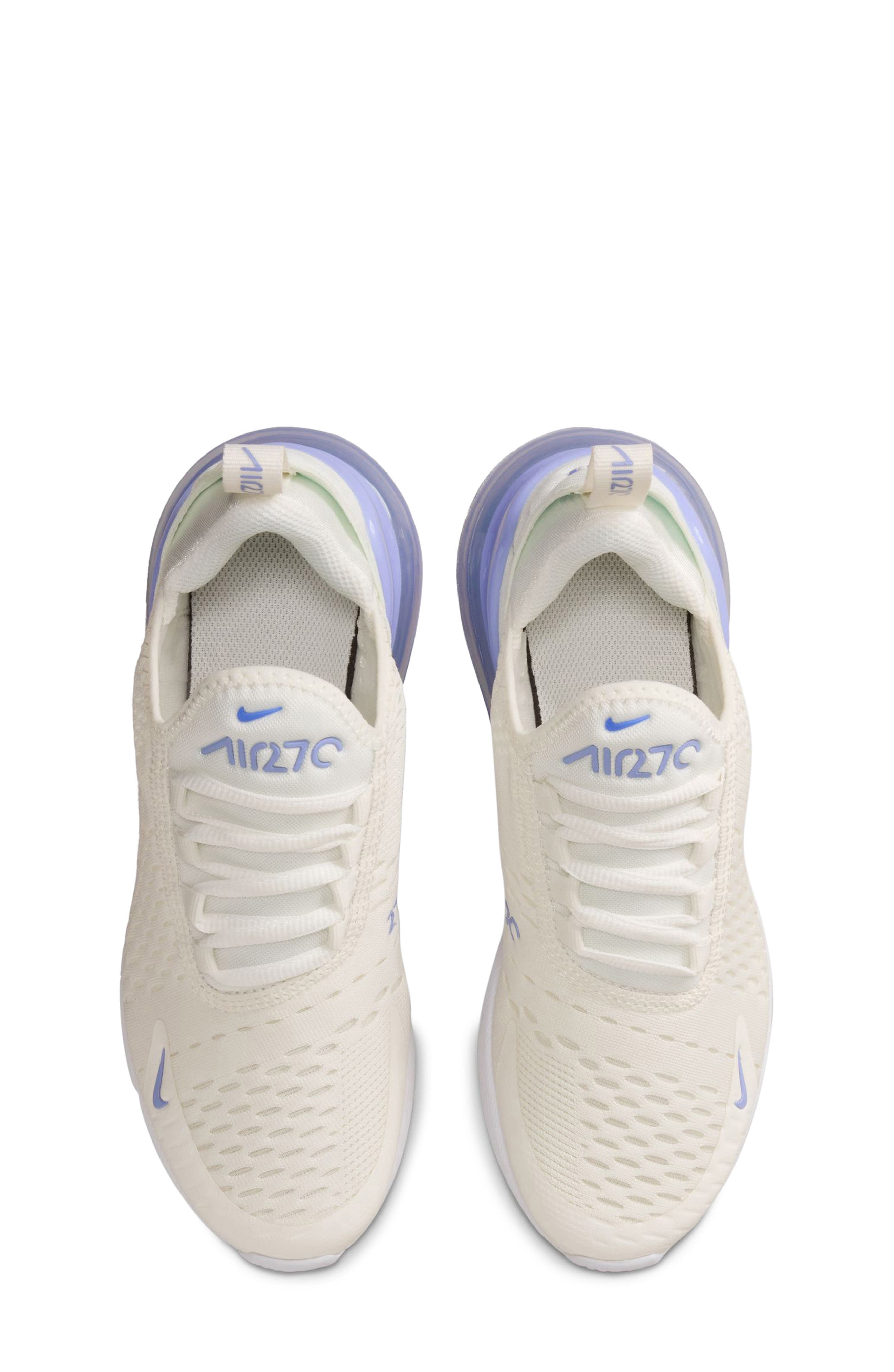 Kids' Air Max 270 Sneaker, Alternate, color, SAIL/ LIGHT THISTLE