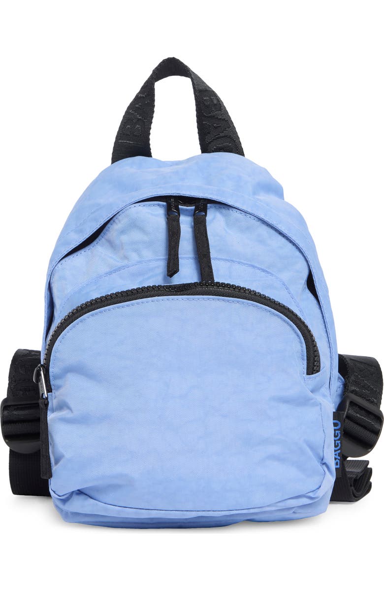 Baggu Mini Nylon Backpack, Main, color, Cornflower